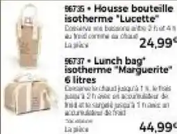 Thiriet Lucette Housse bouteille isotherme offre