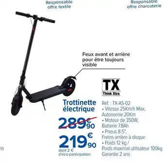 Carrefour Trottinette électrique offre