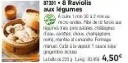 Thiriet 8 Raviolis aux légumes offre