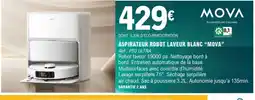 E.Leclerc MOVA Aspirateur robot laveur blanc offre