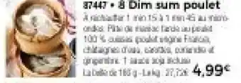 Thiriet 8 Dim sum poulet offre