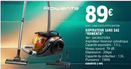 E.Leclerc ROWENTA Aspirateur sans sac offre