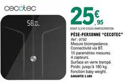 E.Leclerc CECOTEC PÈSE-PERSONNE offre