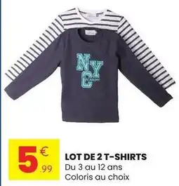 Stokomani Lot de 2 t-shirts offre