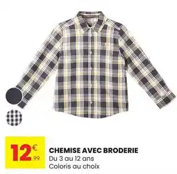 Stokomani Chemise avec broderie offre