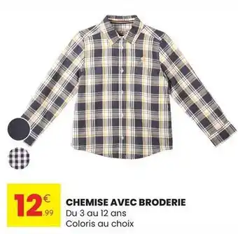 Stokomani Chemise avec broderie offre
