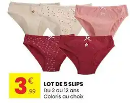 Stokomani Lot de 5 slips offre