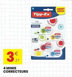 Stokomani Tipp-ex - 4 minis correcteurs offre