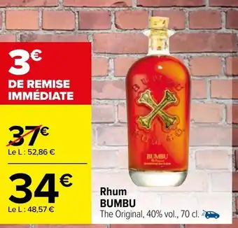 Carrefour Rhum Bumbu offre
