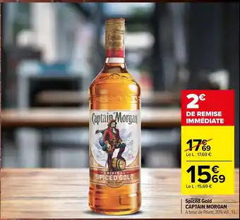 Carrefour Spiced Gold Captain Morgan offre