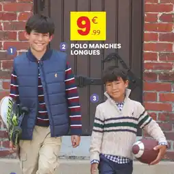 Stokomani POLO MANCHES LONGUES offre