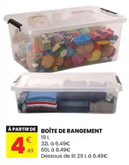Stokomani BOÎTE DE RANGEMENT offre