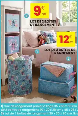 Stokomani Stitch Sac de rangement panier à linge offre