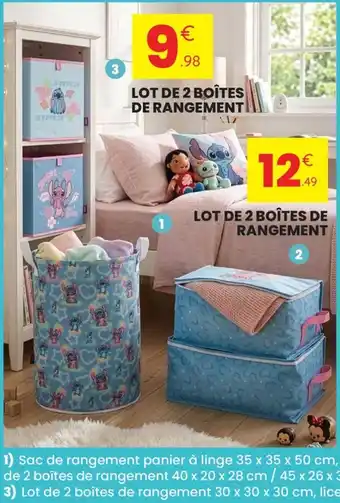 Stitch Sac de rangement panier à linge