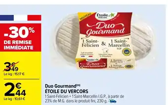Duo Gourmand Ătoile du Vercors