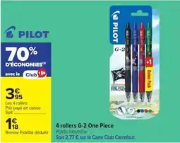 Carrefour Pilot 4 rollers g-2 one piece offre
