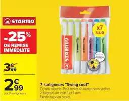 Carrefour STABILO surligneurs offre