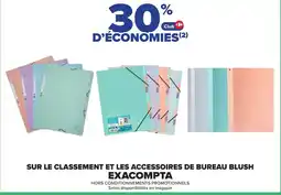 Carrefour Exacompta classement et accessoires de bureau blush offre