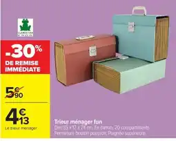 Carrefour CLEMENTINA FROG Trier ménager fun offre