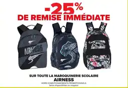 Carrefour Airness maroquinerie scolaire offre
