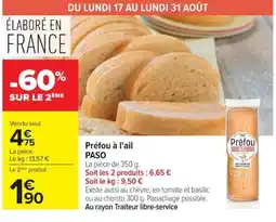 Carrefour Préfou Ail offre