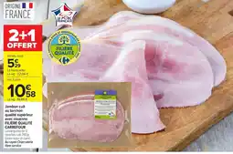 Carrefour Carrefour Jambon cuit au torchon offre