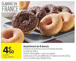 Carrefour Assortiment de 8 donuts offre