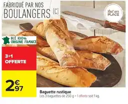 Carrefour Baguette rustique offre