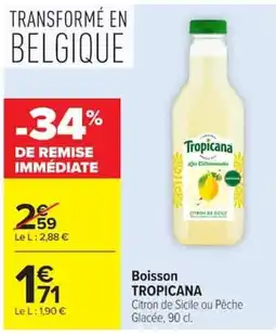 Carrefour Tropicana Boisson offre