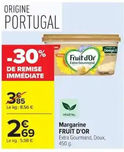 Carrefour Fruit d'Or Margarine offre