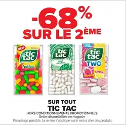 Carrefour Tic tac offre