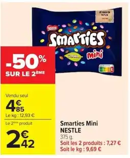 Carrefour Smarties Mini NESTLE offre
