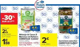 Carrefour Carrefour Classic Mélange de Cœurs & Morceaux de Palmiers offre