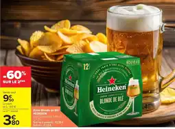 Carrefour Heineken Bière Blonde de Blé offre
