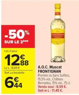 Carrefour FRONTIGNAN Muscat offre