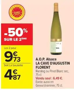 Carrefour LA CAVE D'AUGUSTIN FLORENT offre
