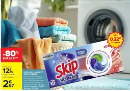 Carrefour Skip Lessive en capsules offre