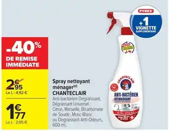 Carrefour CHANTECLAIR Spray nettoyant ménager offre