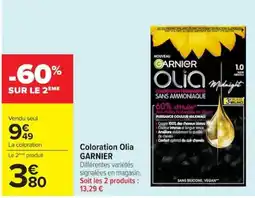 Carrefour GARNIER Coloration Olia offre