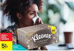 Carrefour Kleenex Mouchoirs offre