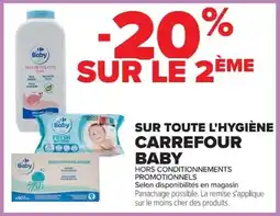 Carrefour Baby Talc de toilette offre