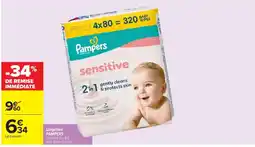 Carrefour Pampers Lingettes offre