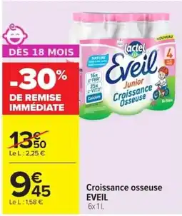 Carrefour lactel Eveil offre