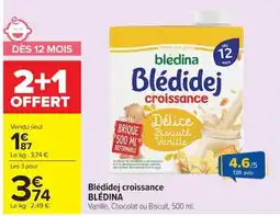 Carrefour Blédina Blédidej croissance offre