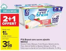 Carrefour Nestlé P'tit Brassé offre