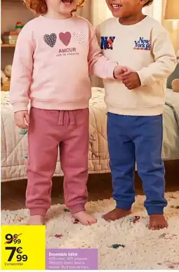 Carrefour Ensemble bébé offre
