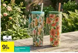 Carrefour CARREFOUR HOME Gourde isotherme tumbler offre