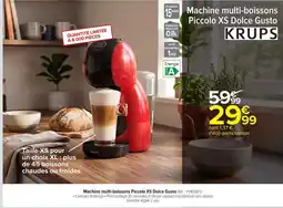 Carrefour Krups machine multi-boissons piccolo xs dolce gusto offre