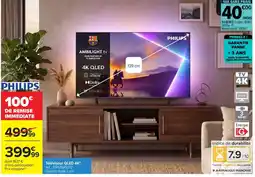 Carrefour PHILIPS Téléviseur QLED 4K* offre