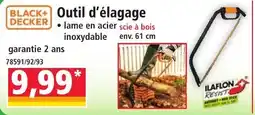 Norma BLACK+DECKER Outil d'élagage offre